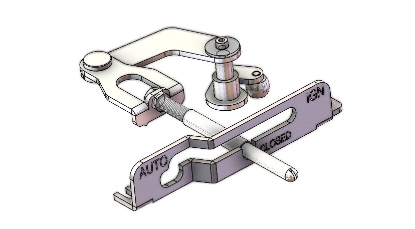 CP/PV/BPVW Slimline Baffle rod assy